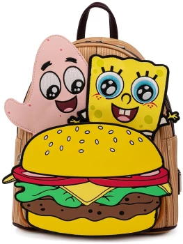 Image of SpongeBob SquarePants Loungefly - Crabby Patty Group Mini backpacks multicolour