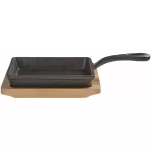 Image of Hygge Square Pan on Wood Base - Premier Housewares