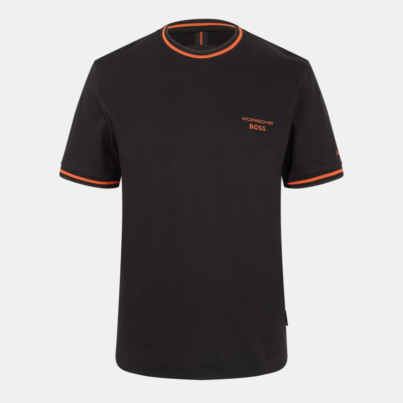 Image of Boss Mens Short Sleeve Polo Shirt Black male XS