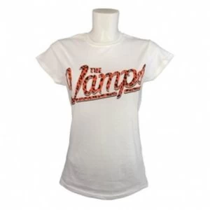 Image of The Vamps Team Vamps Ladies White T Shirt Small