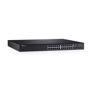 Image of N1524P - Managed - L3 - Gigabit Ethernet (10/100/1000) - Power over Ethernet (PoE) - Rack mounting - 1U