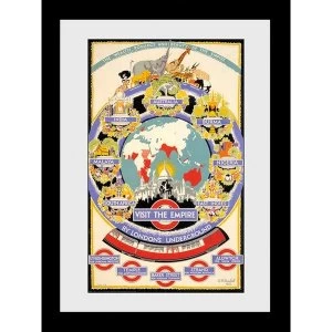 Image of Transport For London Visit The Empire 60 x 80 Framed Collector Print