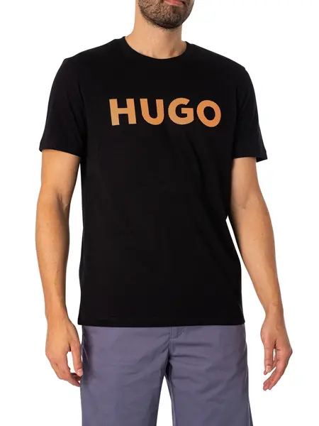 Image of HUGO Dulivio U242 Graphic T-Shirt Black M
