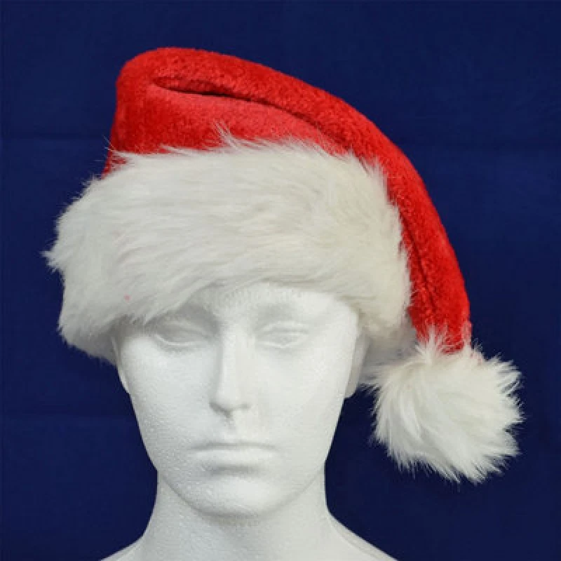 Image of Shatchi Unisex Deluxe Christmas Santa Hat - Hlux