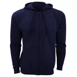 Image of SOLS Mens Seven Full Zip Hooded Sweatshirt / Hoodie (S) (French Navy)