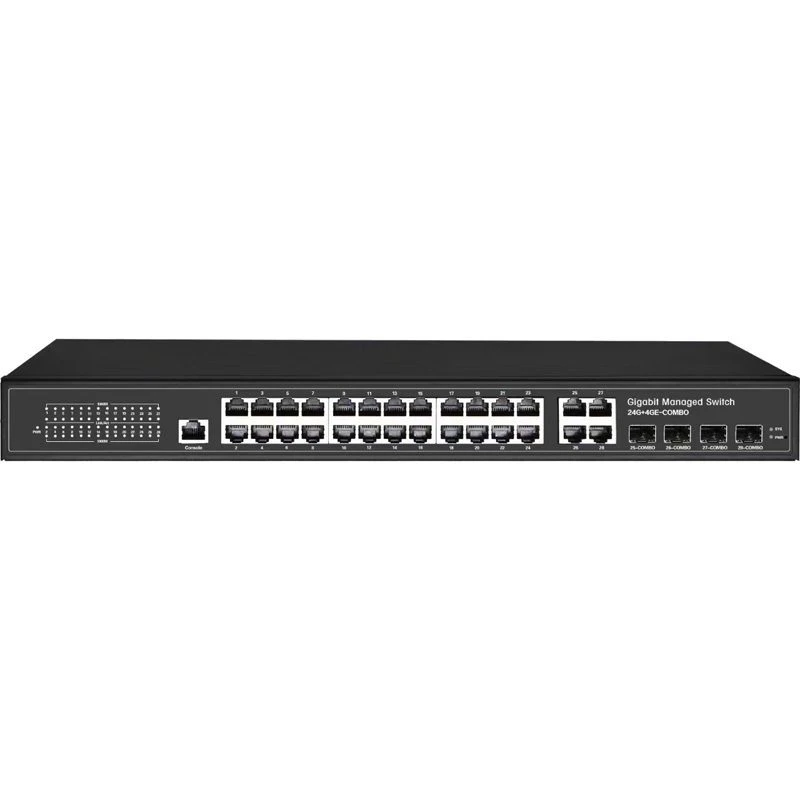 Image of FDL 24 PORT + 4x RJ45 / SFP + UL PoE+ L2+ MANAGED SWITCH - 800W