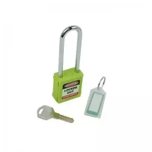 Image of Safety Lockout Padlocks Long Shackle - Green each