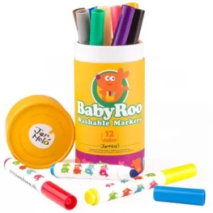 Image of 12 Coloured Washable Markers