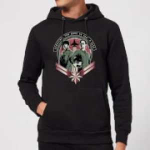 Image of Captain Marvel Take A Risk Hoodie - Black - M