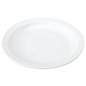 Image of Value Wide Rimmed Plate 25cm (Pack 6)