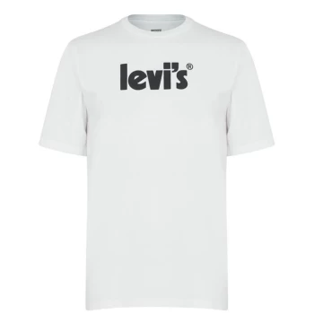 Image of Levis Levis Poster Logo T Shirt - White