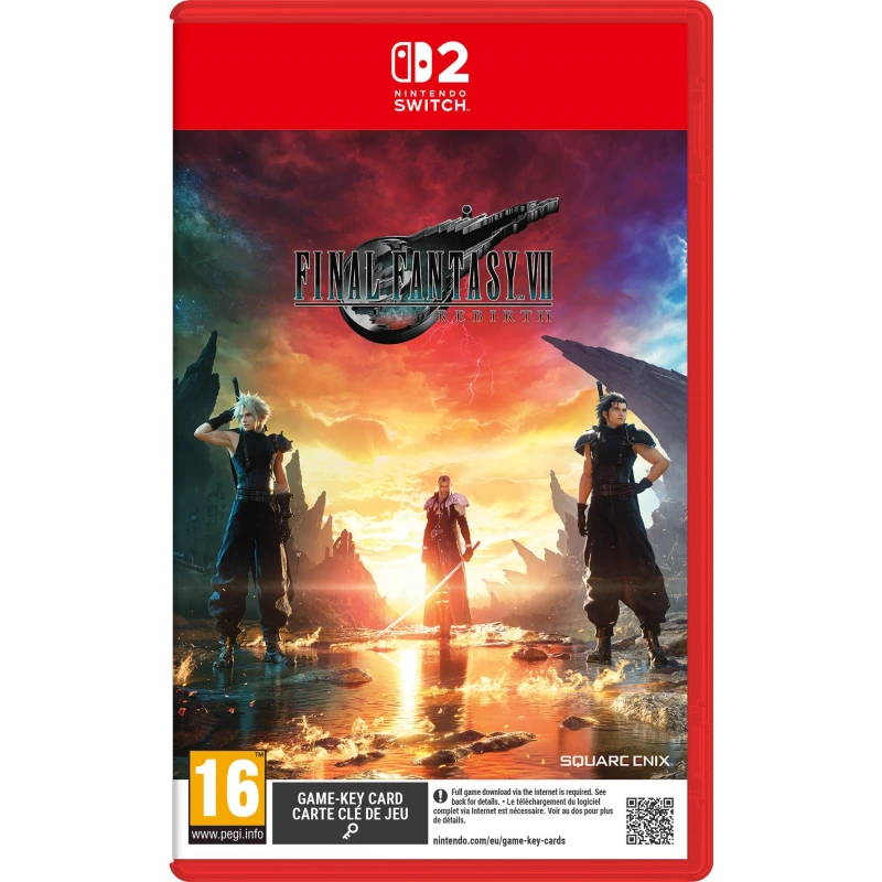 Image of Final Fantasy VII Rebirth (includes M: TG 'Zack Fair' promo card) - Switch 2 Switch 2