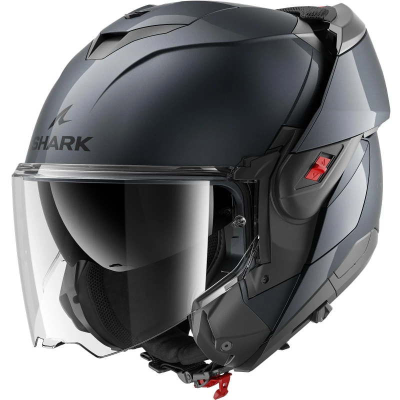 Image of Shark Oxo Blank Helmet, black-grey, Size S for Men