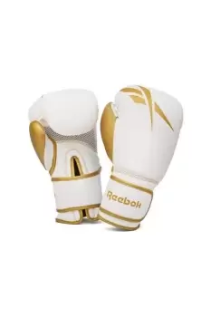 Image of Boxing Gloves - White and Gold