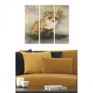 Image of MDF3028847 Multicolor Decorative MDF Painting (3 Pieces)