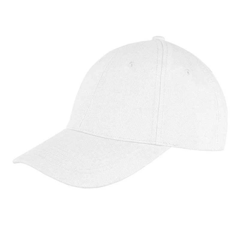 Image of Result Mens Low Profile Baseball Cap in White White Male One Size