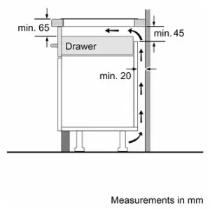 Image of Bosch PWP611BB5B Serie 4 60cm 4 Zone Induction Hob in Black Glass