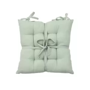 Image of Crossland Grove SC Plain Cotton Seatpad Aqua 430x430mm (2pk)