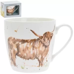 Image of Country Life Mug Highland Cow