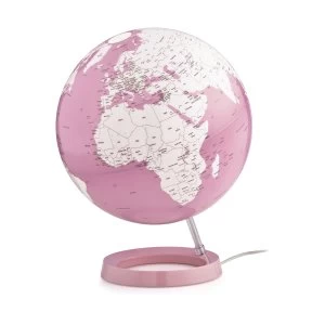 Image of Nova Rico Atmosphere 30cm Illuminated Globe - Bright Coral