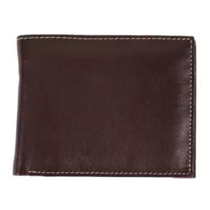 Image of Eastern Counties Leather Mens Mark Trifold Wallet With Coin Pocket (One Size) (Brown)
