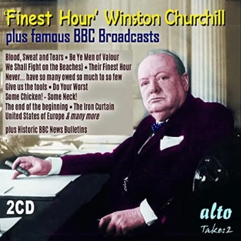 Image of Winston Churchill / BBC Bulletins - 'Finest Hour' Winston Churchill CD