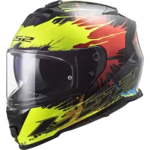 Image of LS2 FF800 Storm Drop Black Yellow Red M