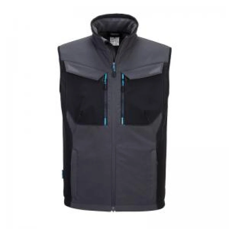 Image of Portwest WX3 Mens Softshell Gilet T751MGRS Colour: Metal Grey
