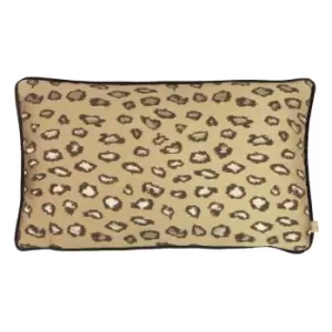 Image of Faline Animal Jacquard Rectangular Cushion Gold