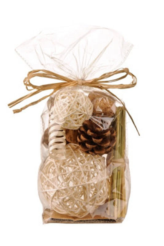 Image of Interiors by Premier Vanilla Scented Mix Pot Pourri 110g Brown