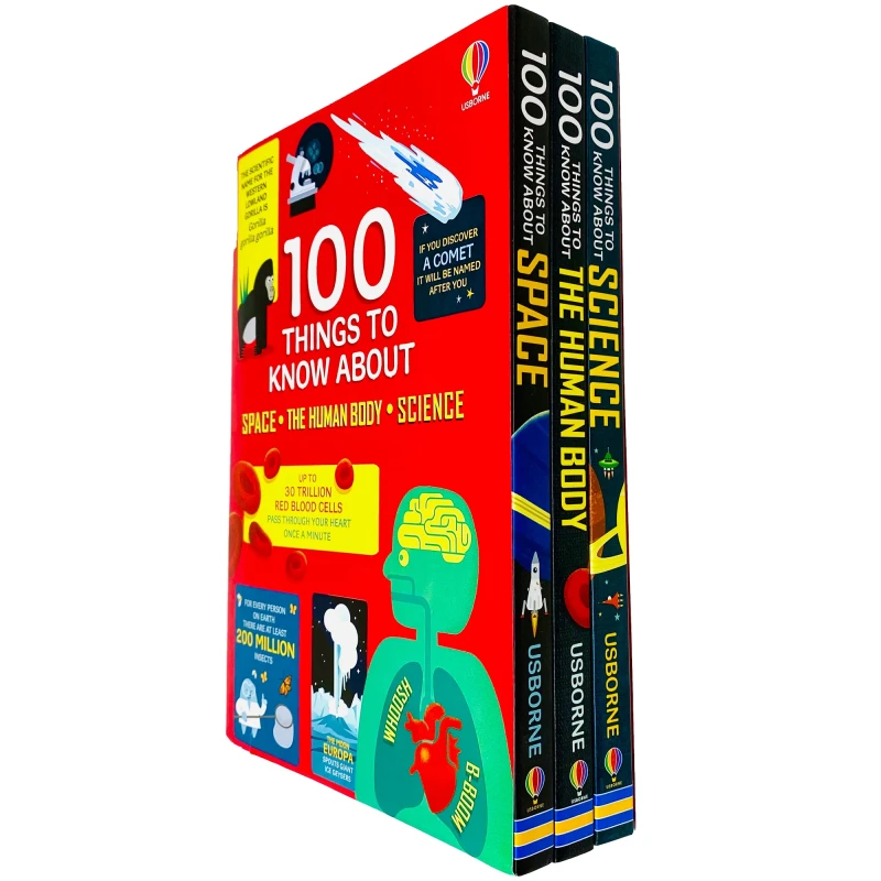 Image of 100 Things To Know About Space, 100 Things To Know About The Human Body, 100 Things To Know About Science 3 Book Set Various Books