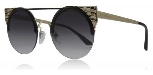 Image of Bvlgari BV6088 Sunglasses Black/Pale Gold 20188G 54mm