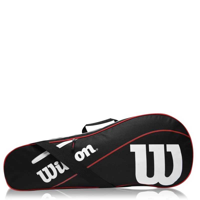 Image of Wilson Advantage III Six Racket Bag Black/Red unisex One Size