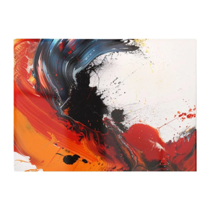 Image of Warren Reed Designer Fiery Waves: Abstract Motion Chopping Board