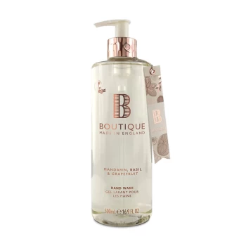 Image of Boutique Mandarin, Basil & Grapefruit Hand Wash 500ml