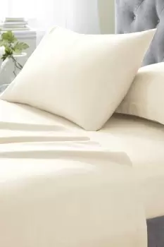 Image of 200 Thread Count Cotton Percale Fitted Sheet