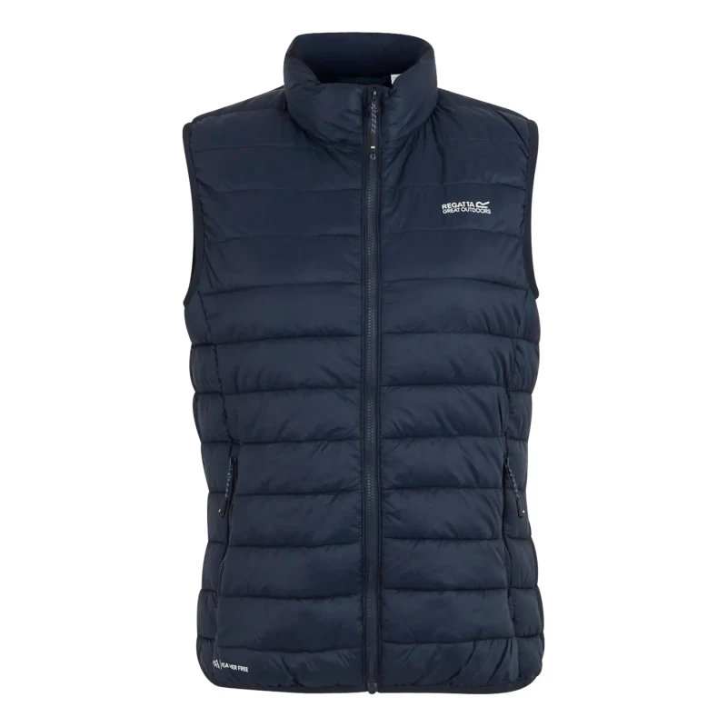 Image of Womens sleeveless jacket Regatta Hillpack II Bleu Female 42