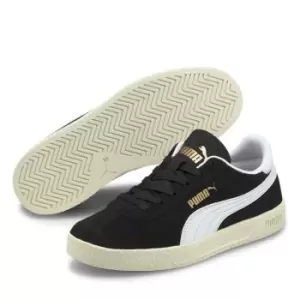 Image of Puma Club Canvas Trainers Juniors - Black