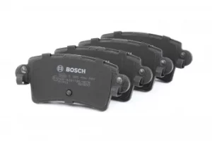 Image of Bosch Brake Pads RENAULT,NISSAN,OPEL 0 986 494 043 1605982,4403467,9111467 Disk Pads,Brake Pad Set, disc brake 93173182,1605982,4403467,9111467