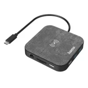 Image of Hama 00200134 interface hub USB 3.2 Gen 1 (3.1 Gen 1) Type-C 5000 Mbps Black Grey
