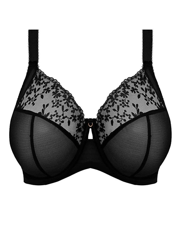 Image of Elomi Elomi Zarla Full Cup Wired Bra Black - Elomi - Size: 36E Black Female 36E EB11201