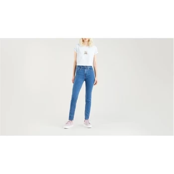 Image of Levis 721 High Rise Skinny Jeans - Bogota Heart