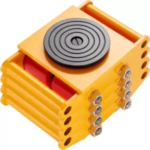 Image of VEVOR 4PCS Machinery Skate Dolly Machinery Mover 17637LBS/8T Loading 4 PU Wheels