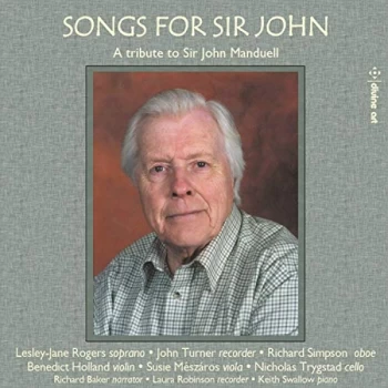 Image of Lesley-Jane Rogers - Songs for Sir John: A Tribute to Sir John Manduell CD
