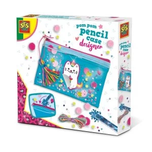Image of SES Creative Pom Pom Pencil Case Designer Activity Set