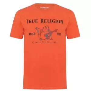 Image of True Religion Buddha T Shirt - Orange