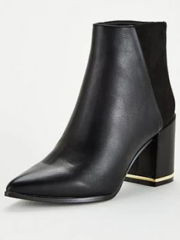 Image of OFFICE Astounding Ankle Boots - Black, Size 6, Women