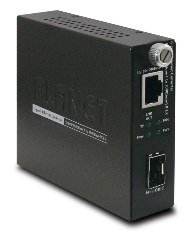 Image of PLANET GST-805A network media converter 2000 Mbps Black