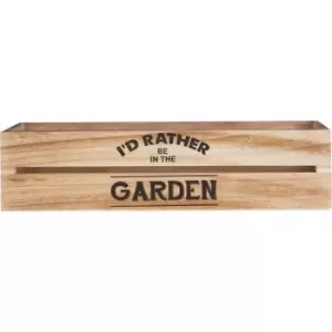 Image of Rustic / Natural Planter and Herb Crate - Premier Housewares