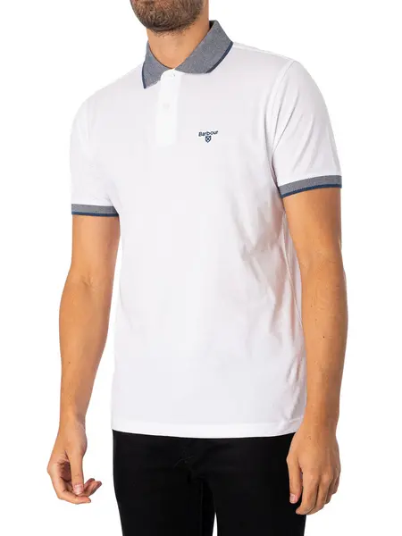 Image of Barbour Cornsay Polo Shirt White XL